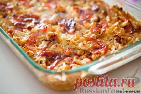 Запеканка из белой рыбы .