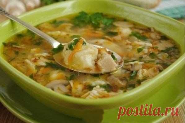 Суп с гречкой и картофельными клецками - Простые рецепты Овкусе.ру