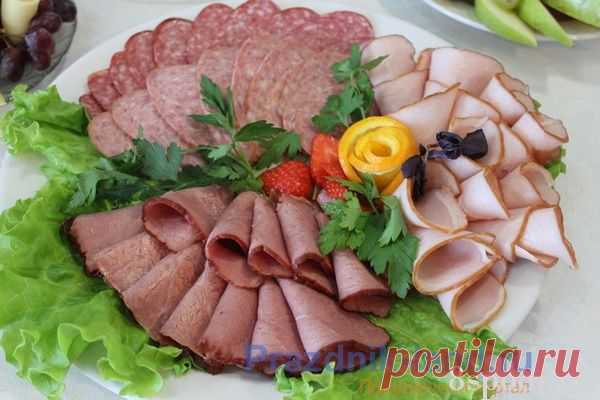 Красивая мясная нарезка: идеи, фото, примеры оформления и подачи | 8 Ложек