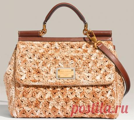 Сумочки, связанные крючком, от Dolce Gabbana — Рукоделие