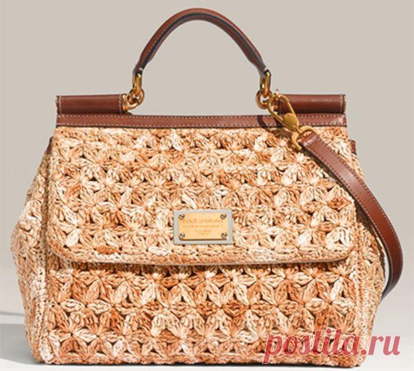 Сумочки, связанные крючком, от Dolce Gabbana — Рукоделие