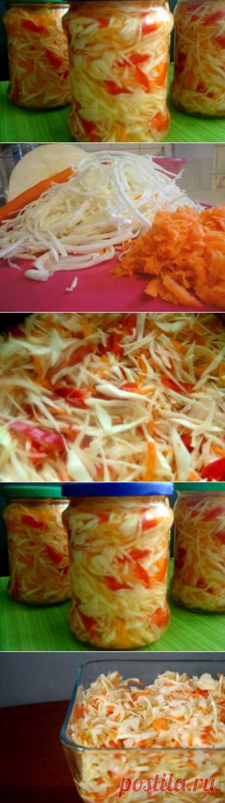 Маринованная сладкая капуста