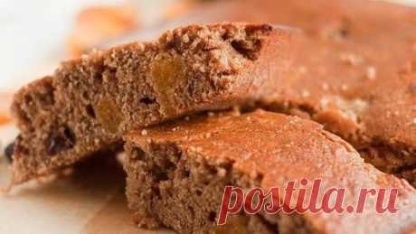 Постная коврижка с орехами / Простые рецепты