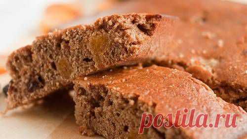 Постная коврижка с орехами / Простые рецепты