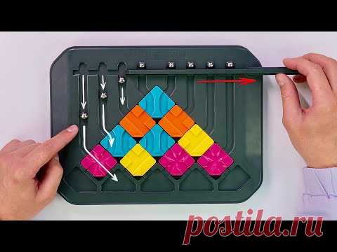 НЕВОЗМОЖНАЯ ГОЛОВОЛОМКА - ИГРА С ШАРИКАМИ | как пройти этот лабиринт?