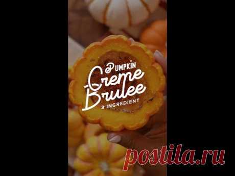 3-Ingredient Pumpkin Creme Brulee