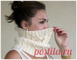 Теплый снуд - Вязание (схемы на все модели)