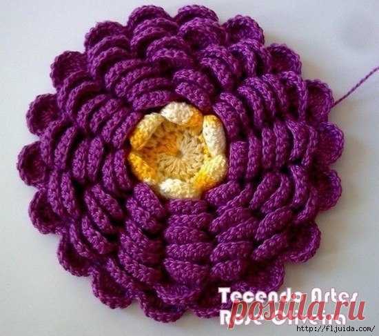 Вяжем цветы