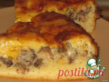 Пирог рыбный «Ленивый» - кулинарный рецепт