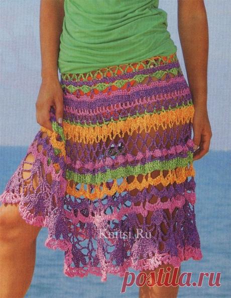 Кружевная юбка. Вязание для женщин / Юбки / Крючком