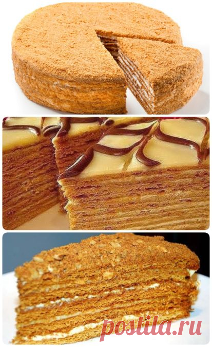 Медовик без масла — легкий и неимоверно вкусный.