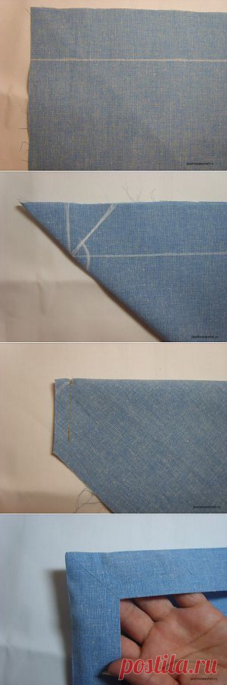 Подгибка конвертом. Секреты умелых портних | Умелые ручки