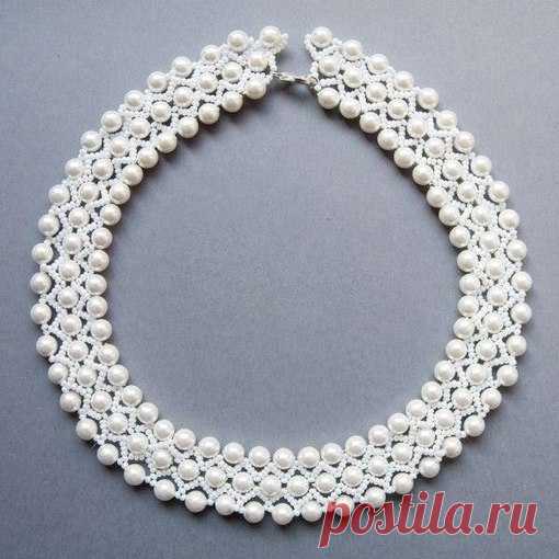 Ажурное колье