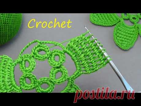 Очаровательный ЦВЕТОК простое вязание крючком   SUPER Beautiful Flower Pattern Crochet