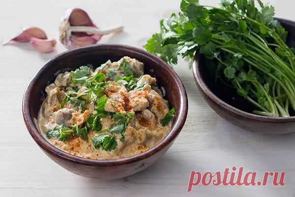 Антикризисное блюдо: куриные желудки в остром соусе