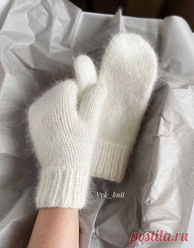 Варежки от vvk_knit (Вязание спицами) – Журнал Вдохновение Рукодельницы