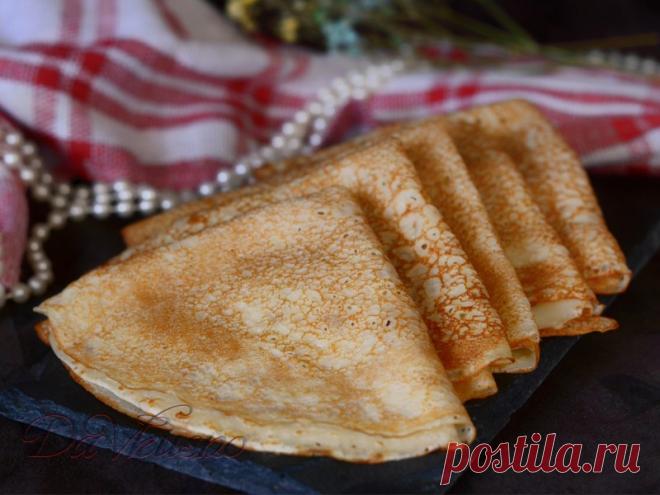 Рецепт блинов на кефире с дырочками! Тонкие, ажурные блины на кефире ✅ Рецепт блинов на кефире с дырочками - один из самых удачных и вкусных рецептов блинов! Блины на кефире получаются особенно нежными и мягкими. Такие блинчики отлично сочетаются с различными начинками!✏️ Рецепт:✓ Кефир - 500 г.✓ Яйцо куриное - 2 шт.✓ Мука - 300 г.✓ Соль - щепотка✓ Сахар -...