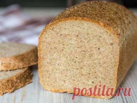 Пшенично-ржаной хлеб с ржаными отрубями