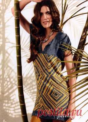 Туника с графическим узором