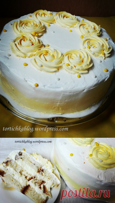 Козуначена торта „Лимонов дъх“ / Easter bread cake „Lemon flavor“ – ТОРТИЧКА