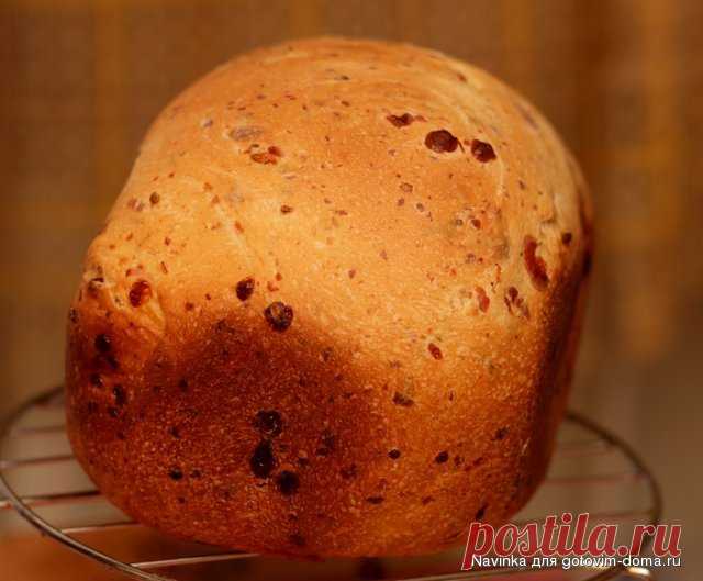 Хлеб с сыром и колбасой • Рецепты для хлебопечки