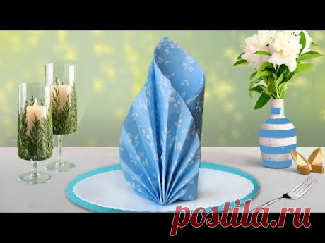 Шикарный способ СЛОЖИТЬ САЛФЕТКИ на стол