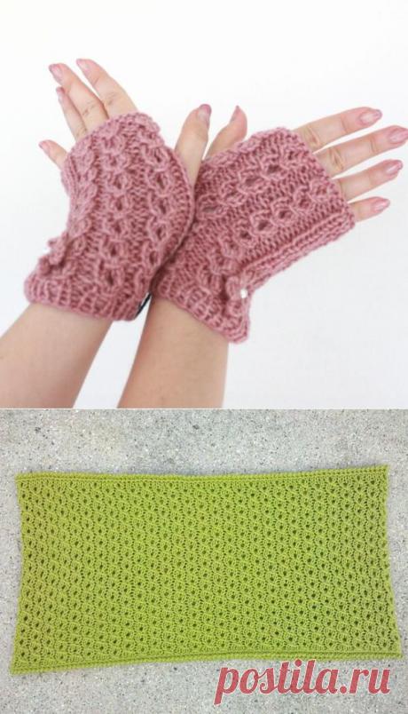 Узор &quot;замочки&quot; или мини-косичка.