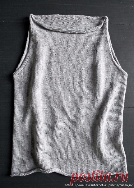 Топ Tulip Tank от Purl Soho