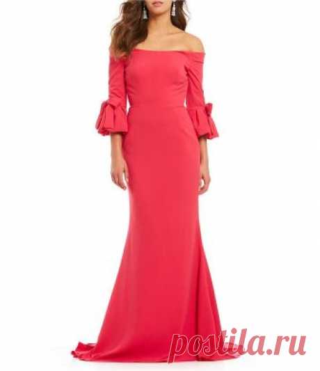 Terani Couture Off the Shoulder Gown | Dillards