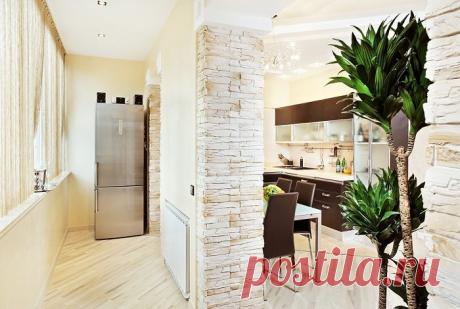 Замечательные идеи совмещения комнаты и лоджии