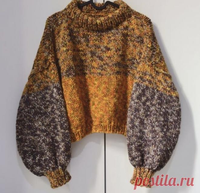 Что связать из разноцветной пряжи? | Вяжем вместе - вяжем стильно. | Дзен