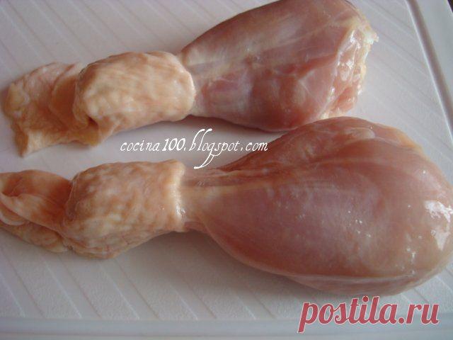 Фаршированные куриные голени - Простые рецепты Овкусе.ру