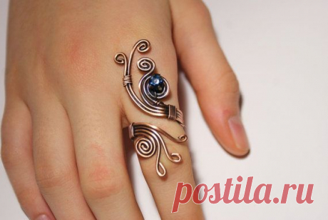 Wire wrapped jewelry handmade ring,copper wire jewelry ,wire wrapped ring…