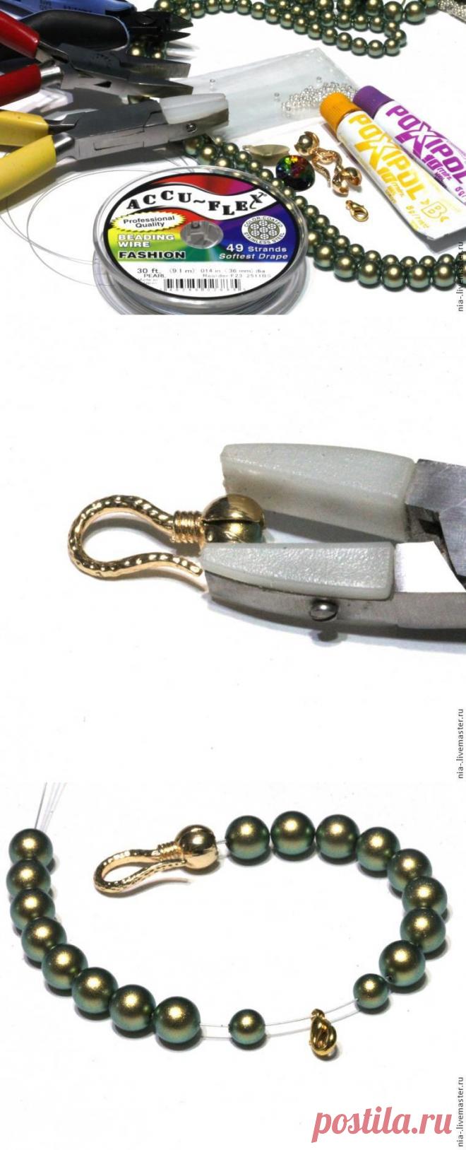 Создаем браслет "Зелёное золото" с подвеской - Ярмарка Мастеров - ручная работа, handmade