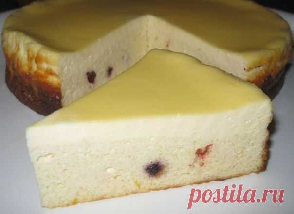 Двухэтажная творожная запеканка.