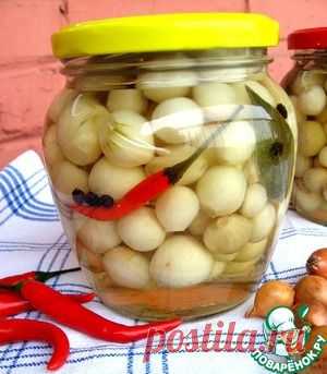 Маринованный жемчужный лук - кулинарный рецепт