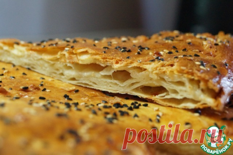СЛОЁНАЯ ЛЕПЁШКА С СЫРОМ