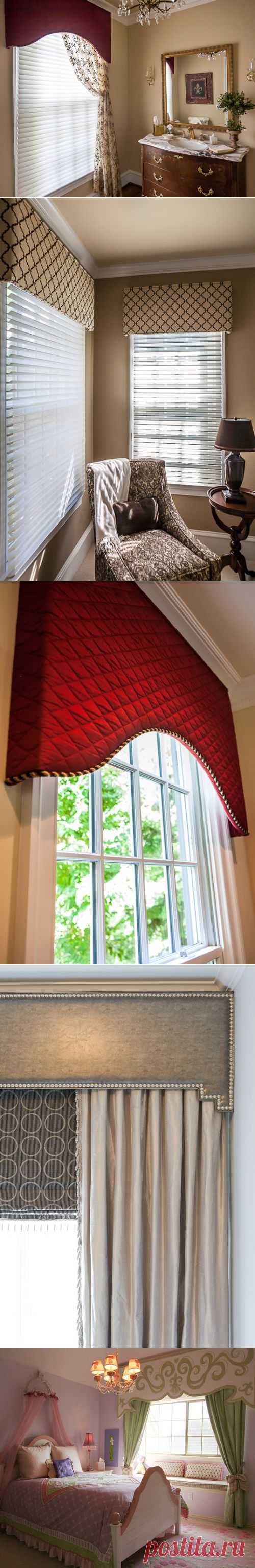 Как украсить шторы: валансы своими руками | Ladiesvenue