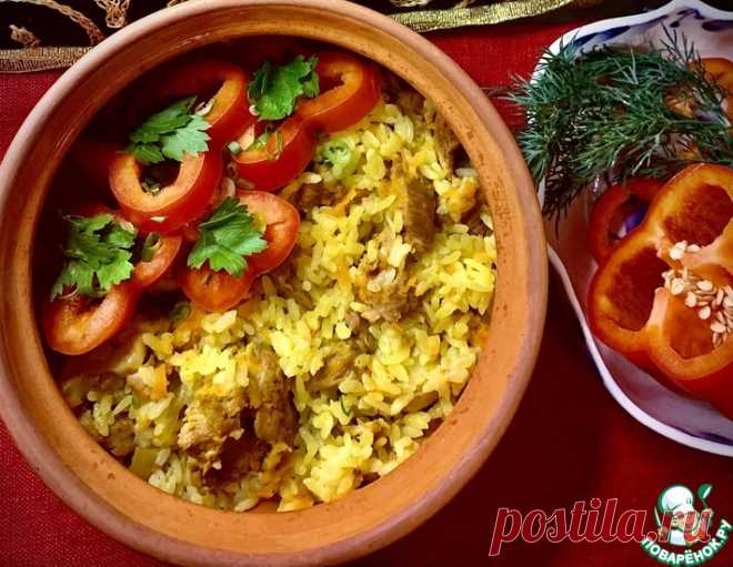 Школьный плов с индейкой – кулинарный рецепт
