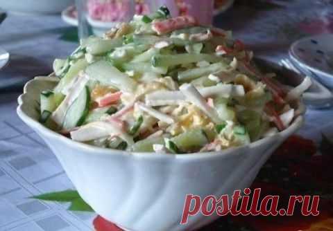 Салат с сыром сулугуни