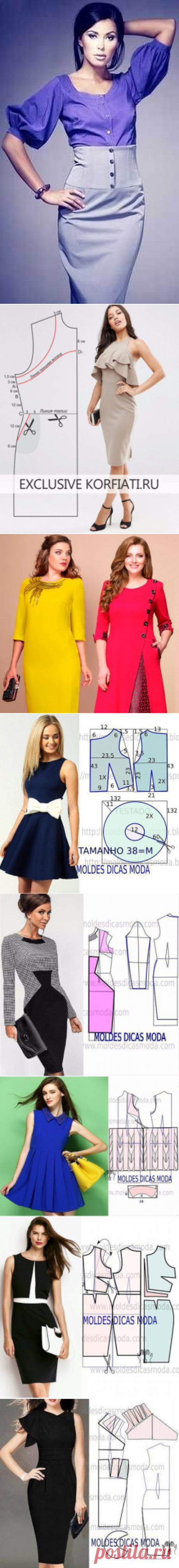 ШИТЬЕ👗платья туники халаты* | Тая😍😻ღ•°˜”*°•.♥.•  Туман✔  | Идеи и фотоинструкции бесплатно на Постиле