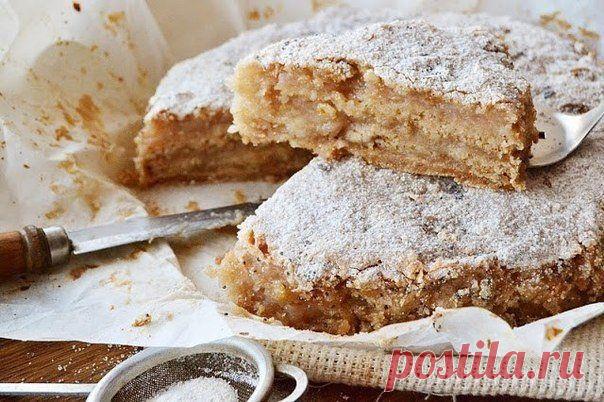 Насыпной яблочный пирог .