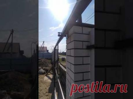 Откатные ворота своими руками