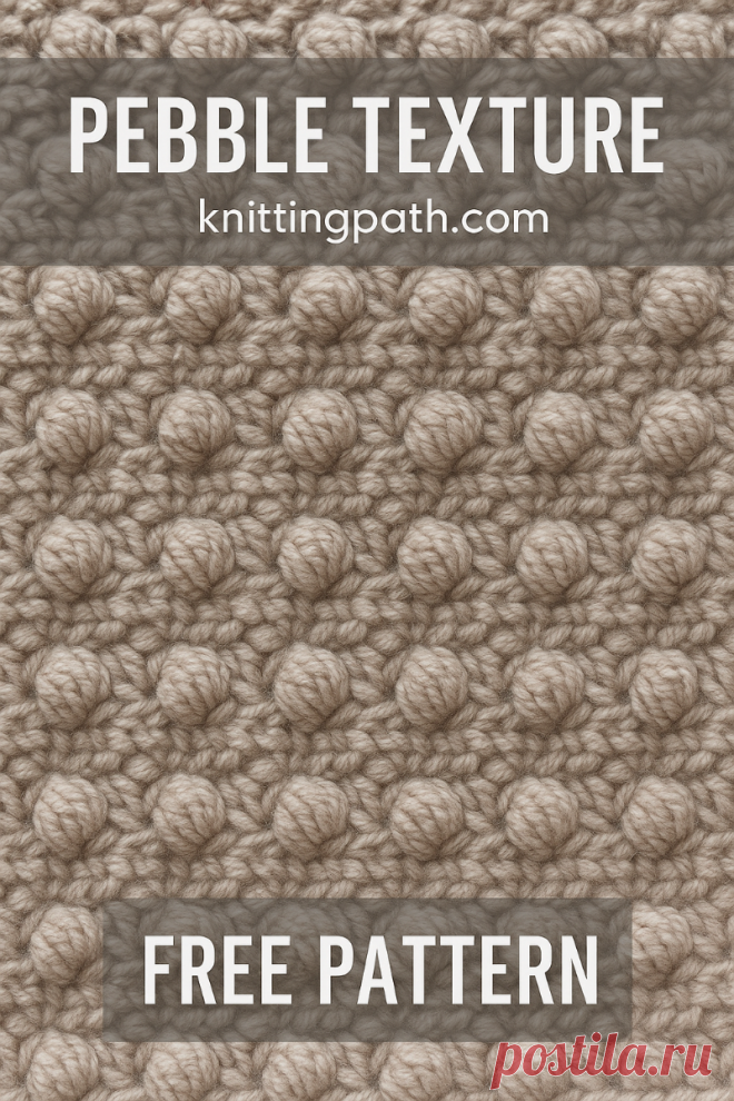 Pebble Texture Crochet Pattern