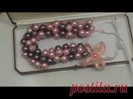 Колье своими руками в стиле шанель / Necklace with their hands in the style of Chanel