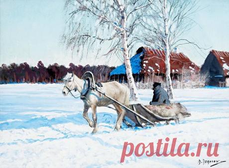 Зимний пейзаж Егорова Андрея