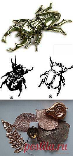 Металлизация растений, насекомых и других неметаллических предметов - Женсовет: рукоделие+ - Сборник - Познавательный Интернет-журнал "Умеха - мир самоделок"