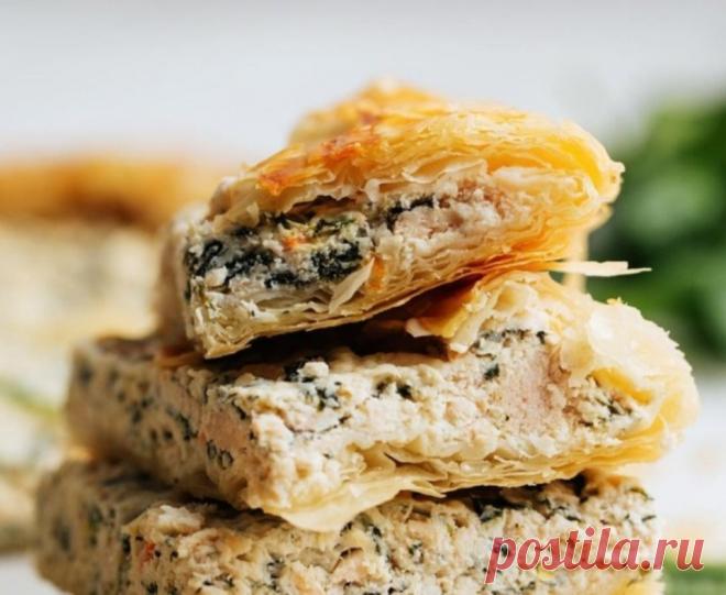 Рецепт и фото @olga_avetОригинал с тестом фило, на всякий случай напишу, но лично мне не оно не понравилось, в следующий раз буду делать с обычным слоеным.