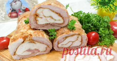 Как превратить мясо в изысканное блюдо. Готовлю рулет из двух видов мяса, про больше колбасу не вспоминаю Очень вкусное мясо, которое прекрасно заменяет колбасу для бутербродов и нарезку на праздничный стол. Натуральное блюдо без консервантов и ароматизаторов.