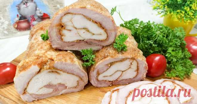 Как превратить мясо в изысканное блюдо. Готовлю рулет из двух видов мяса, про больше колбасу не вспоминаю Очень вкусное мясо, которое прекрасно заменяет колбасу для бутербродов и нарезку на праздничный стол. Натуральное блюдо без консервантов и ароматизаторов.
